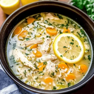 Lemon Dilly Chicken Soup