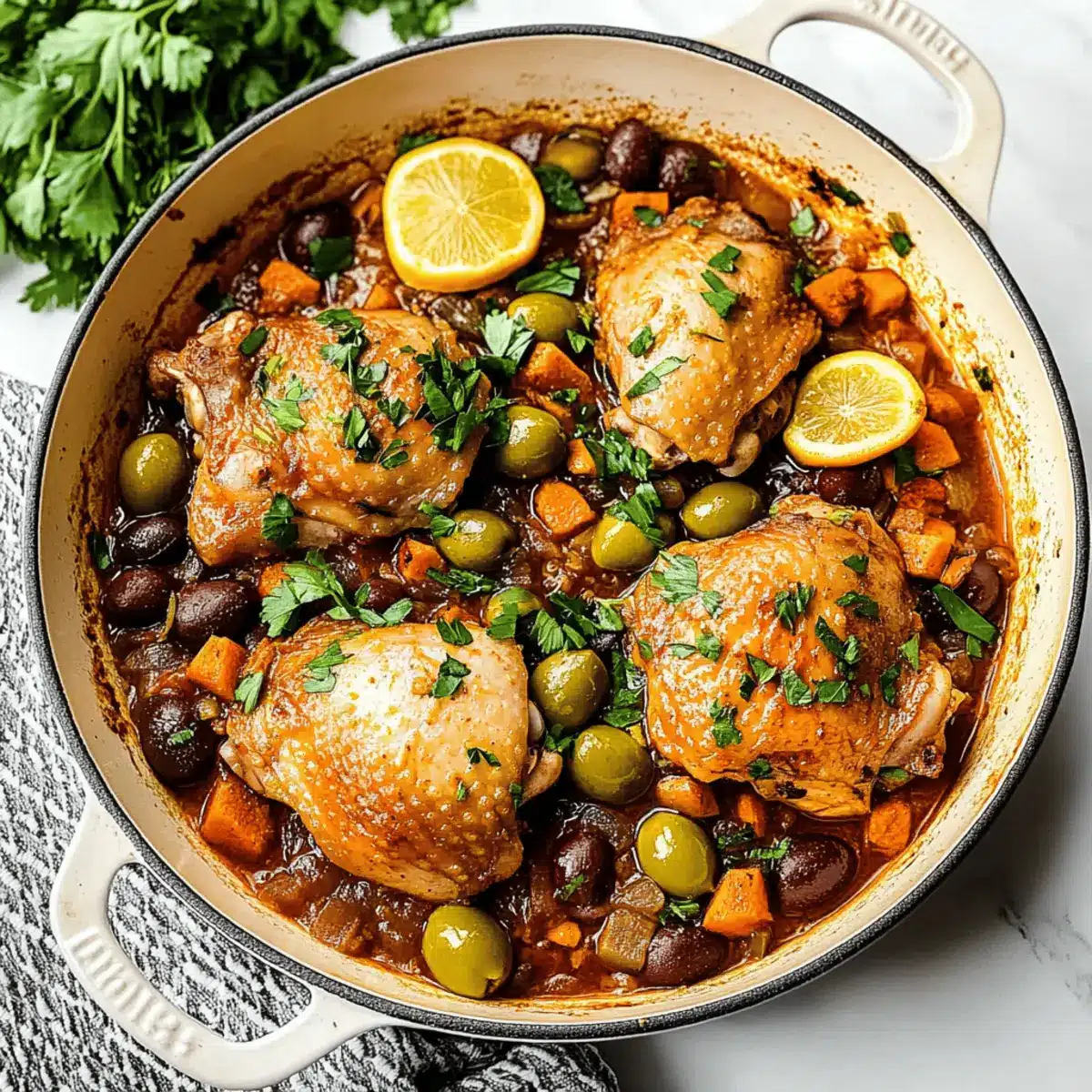 Savor the Flavors of Moroccan Chicken Tagine Tonight