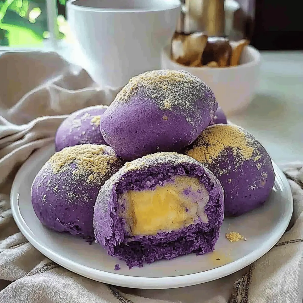 Ube Pandesal with Melty Cheese: A Fluffy Filipino Delight