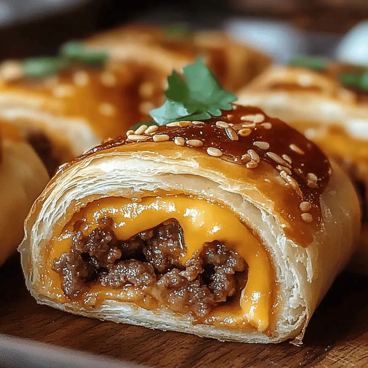 Cheeseburger Rollups: Crispy Comfort for Game Day Fun