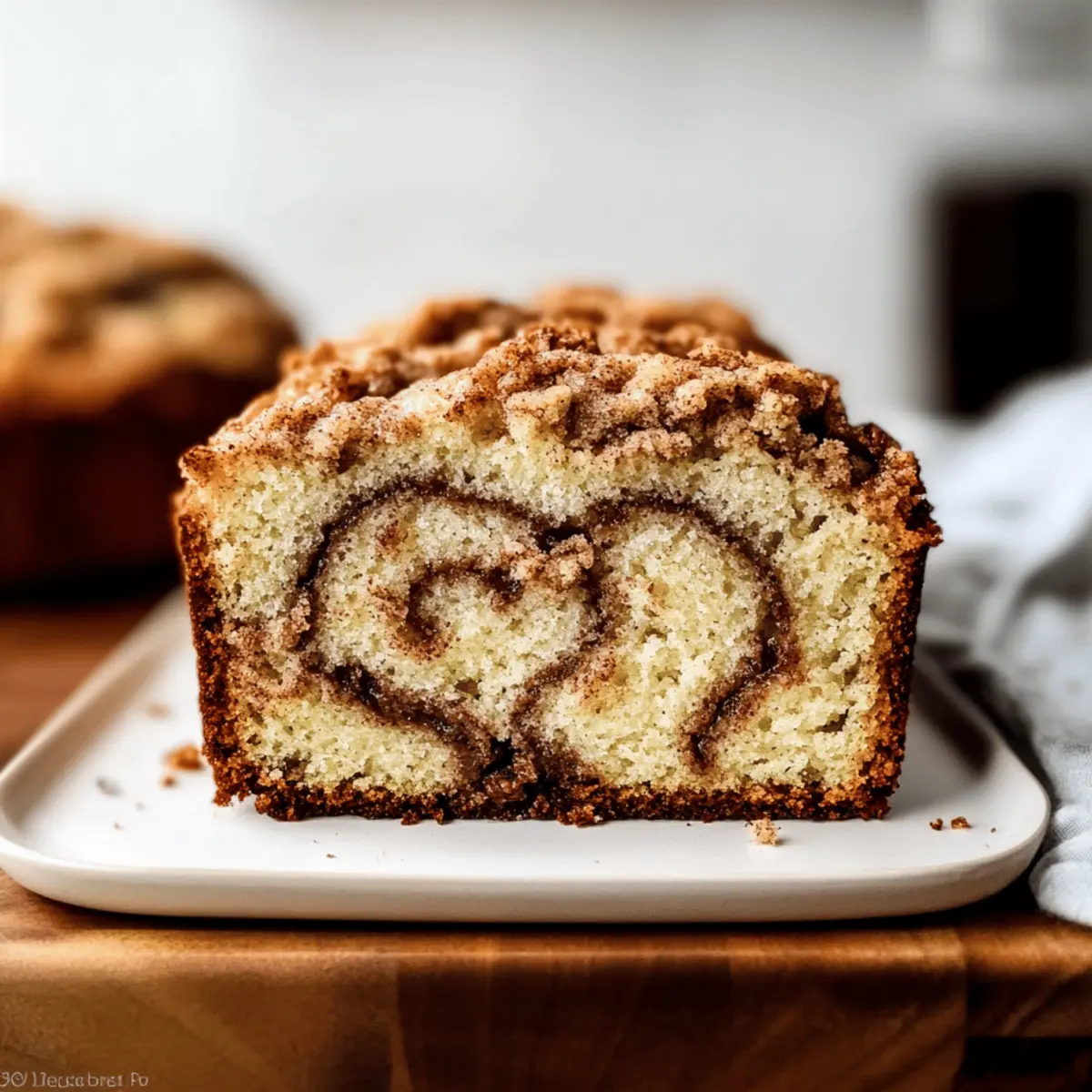Best Cinnamon Loaf with Swirl & Crumb Topping You’ll Adore