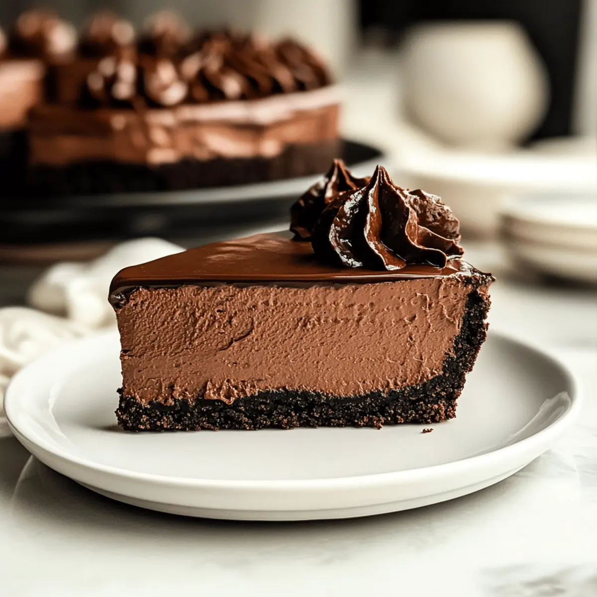 Decadent Rich & Creamy Chocolate Cheesecake You Can Make Today