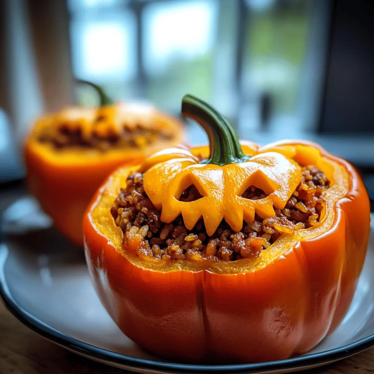 Amazing Jack-o’-lantern Stuffed Peppers for Festive Family Fun