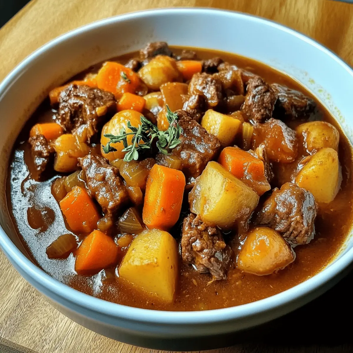 Hearty Autumn Harvest Beef Stew for Cozy Fall Evenings