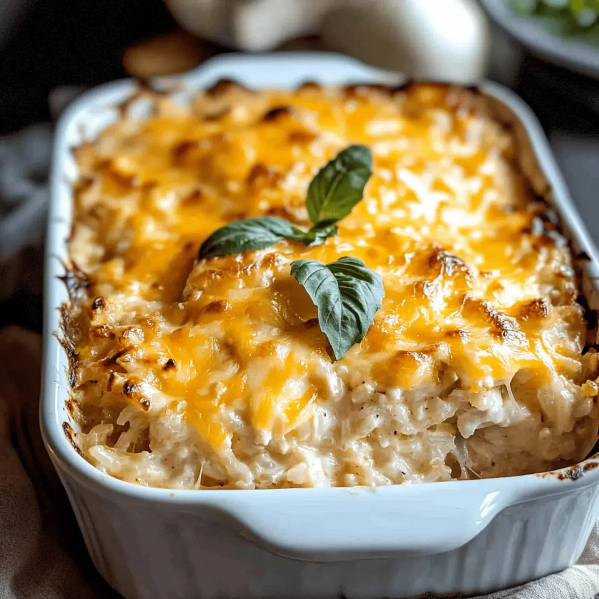 Cheesy Chicken and Rice Casserole for Cozy Family Nights