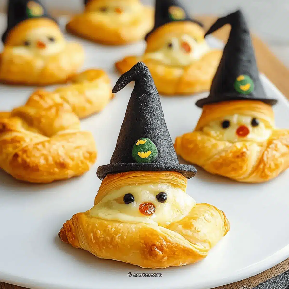 Cheesy Witch Hat Crescents: A Spooktacular Halloween Snack