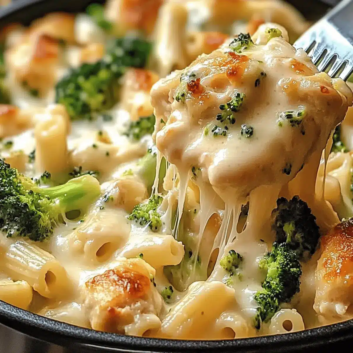 Creamy Chicken and Broccoli Alfredo Bake for Cozy Nights