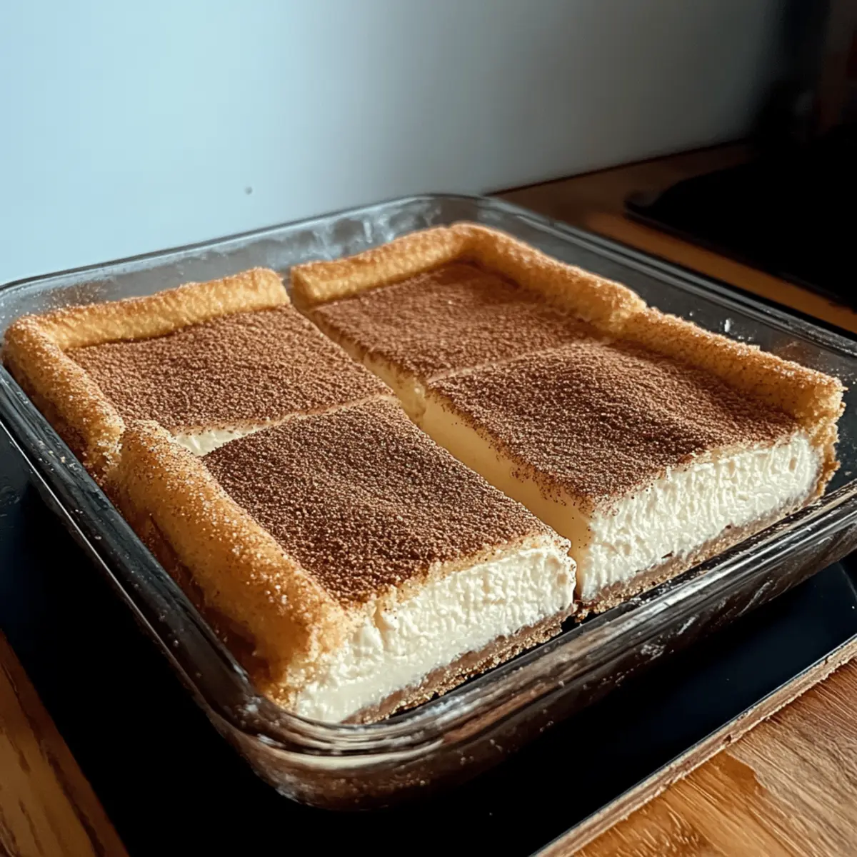 Decadent Easy Churro Cheesecake Bars with a Cinnamon Twist