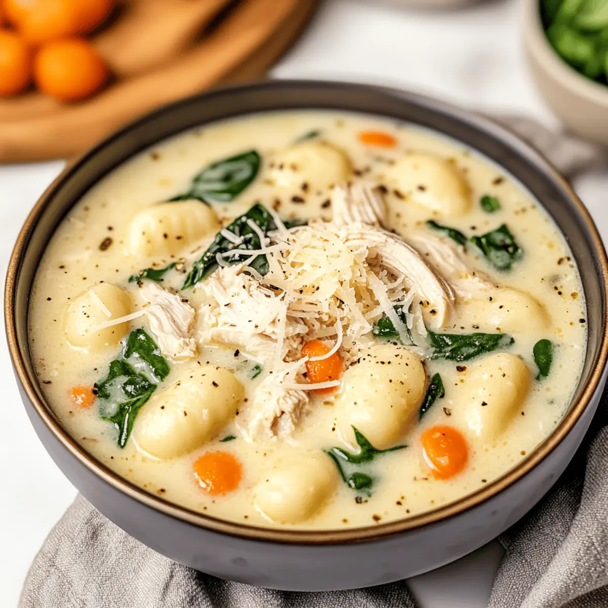 Easy Rotisserie Chicken Gnocchi Soup