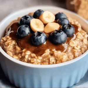 Fluffy Microwave Baked Oats