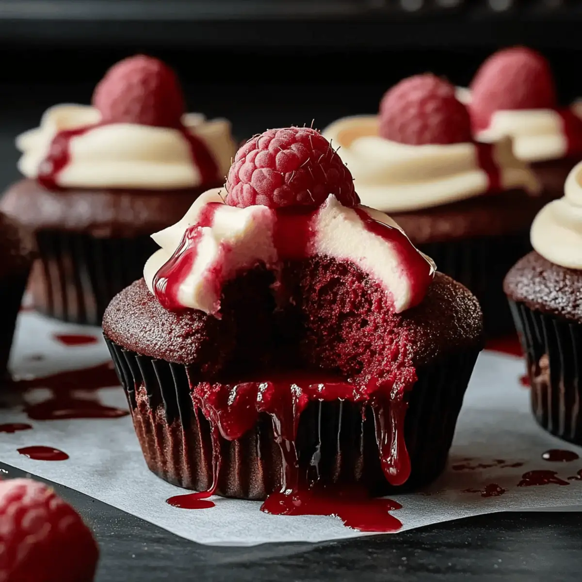Spook-tacular Halloween Vampire Bite Cupcakes to Delight You!