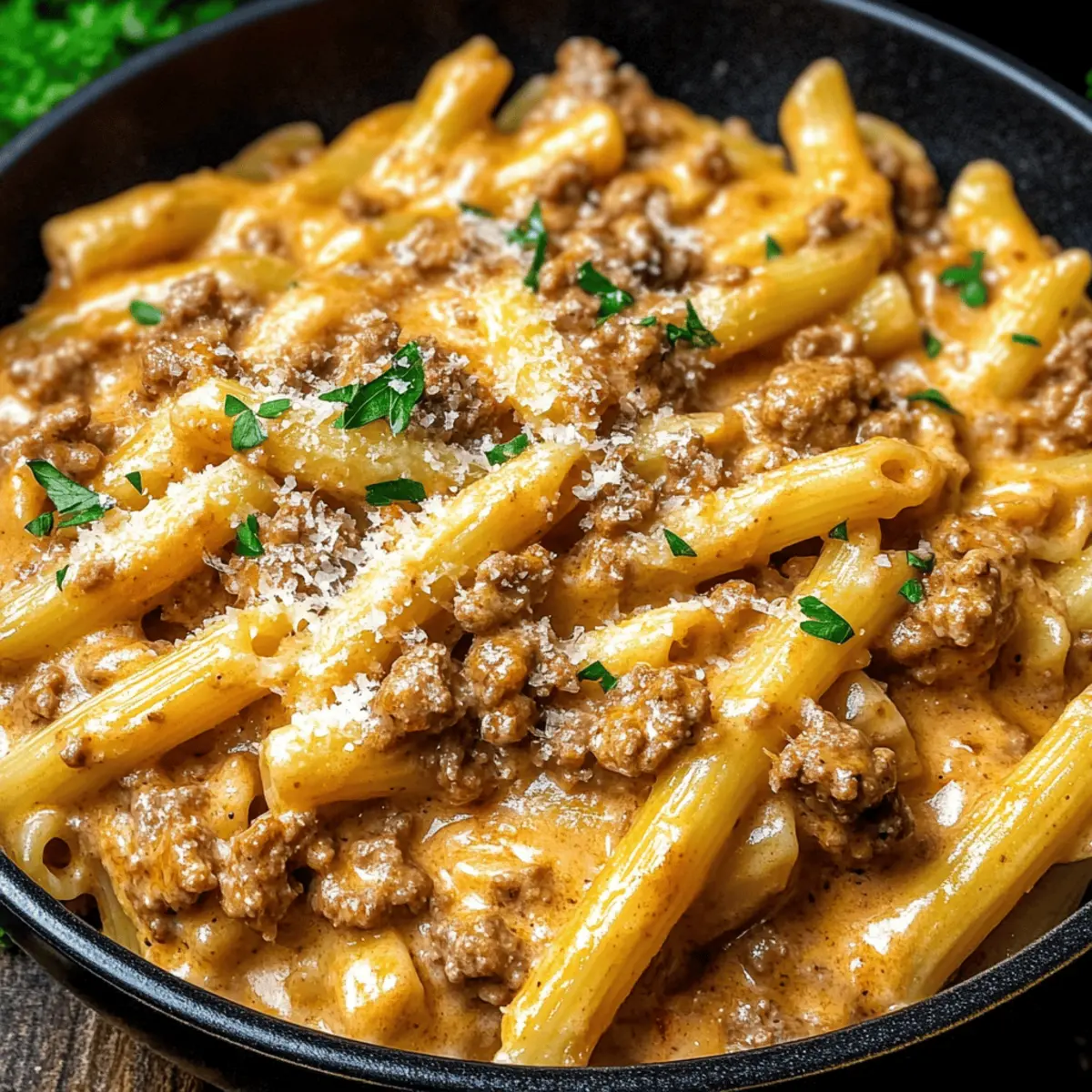 High Protein Creamy Beef Pasta for Cozy Weeknight Dinners