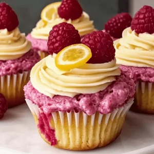 Lemon Raspberry Cupcakes + Lemon Curd