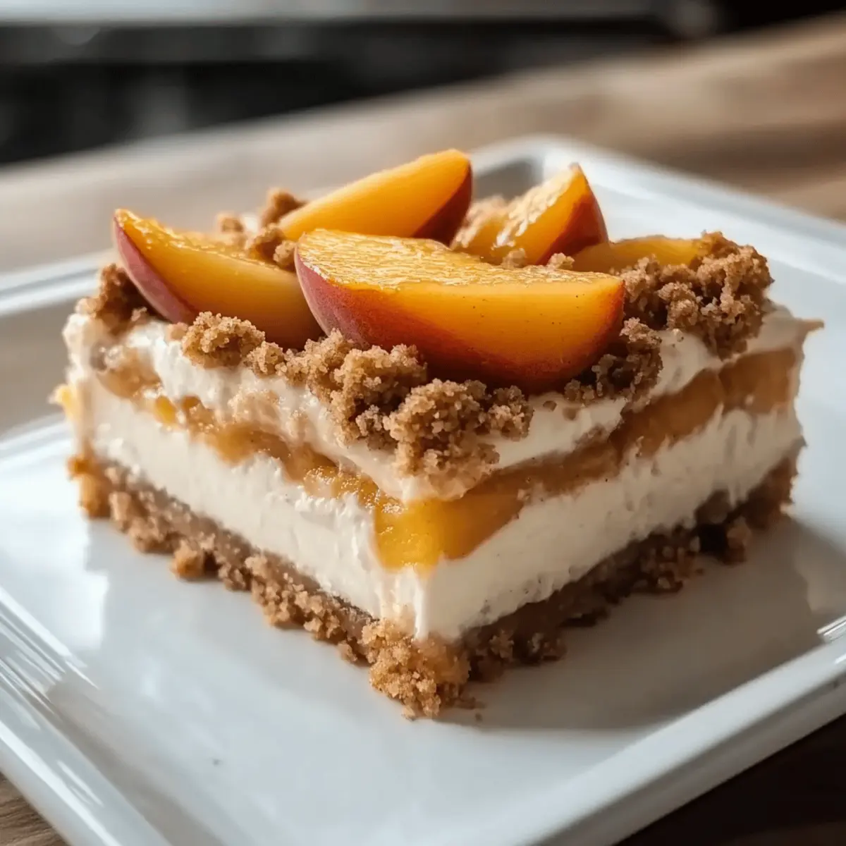 Peach Cobbler Cheesecake Bars That Will Wow Your Guests