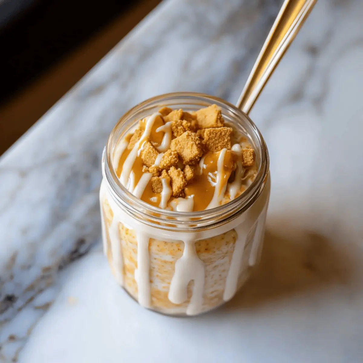 Irresistibly Creamy Pumpkin Cheesecake Overnight Oats Recipe