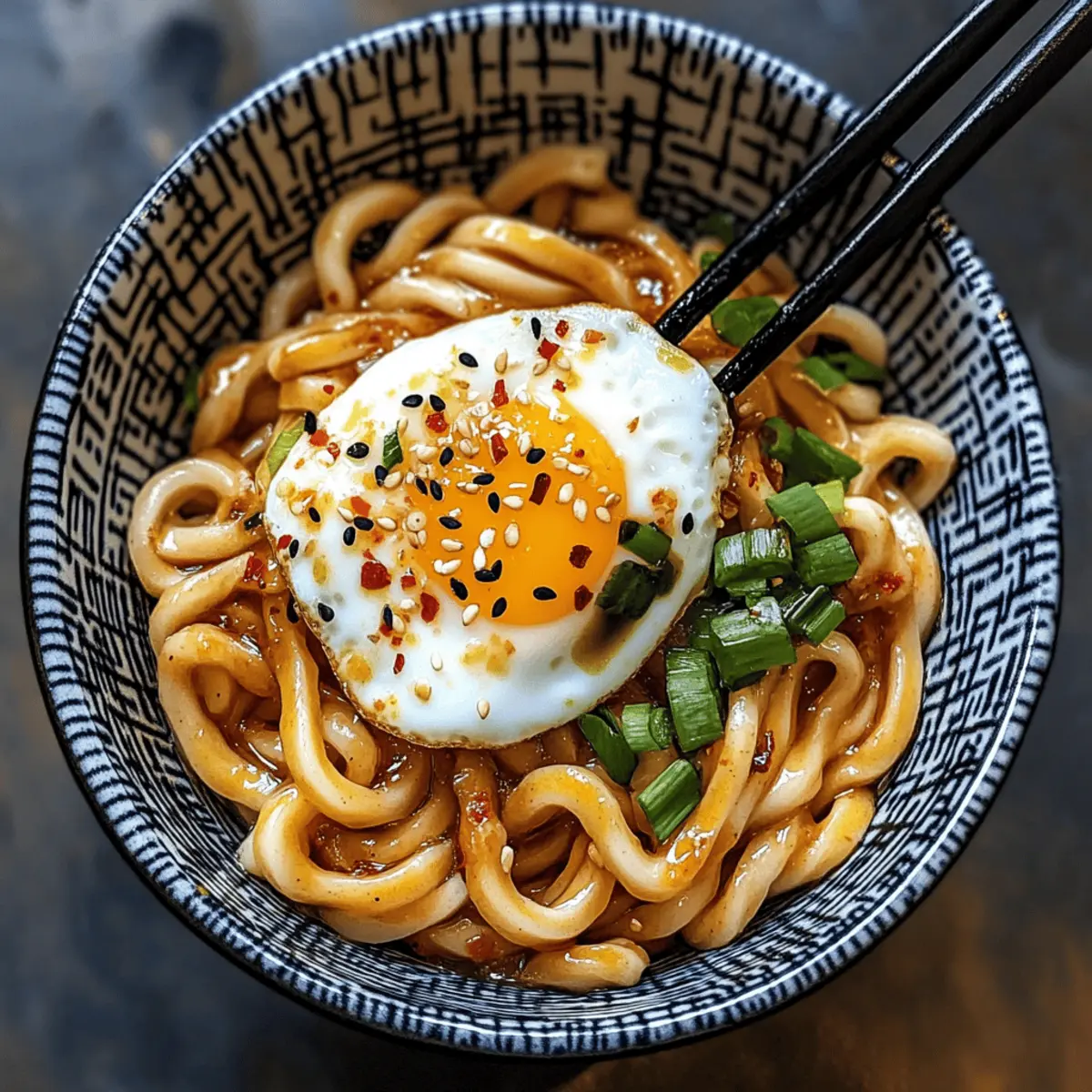 Eat Up This Spicy Chili Garlic Udon Noodles Bliss