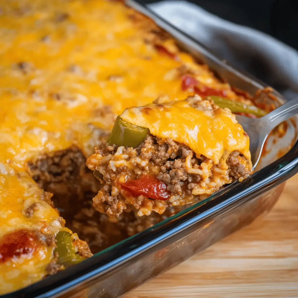 Melt-in-Your-Mouth Stuffed Pepper Casserole Delight