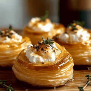 Sweet & Savory Goat Cheese & Honey Bites