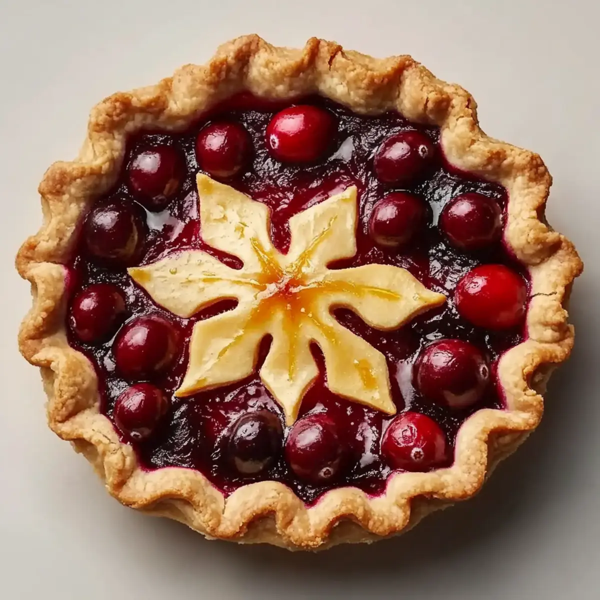 Cranberry Orange Custard Pie for a Festive Holiday Treat