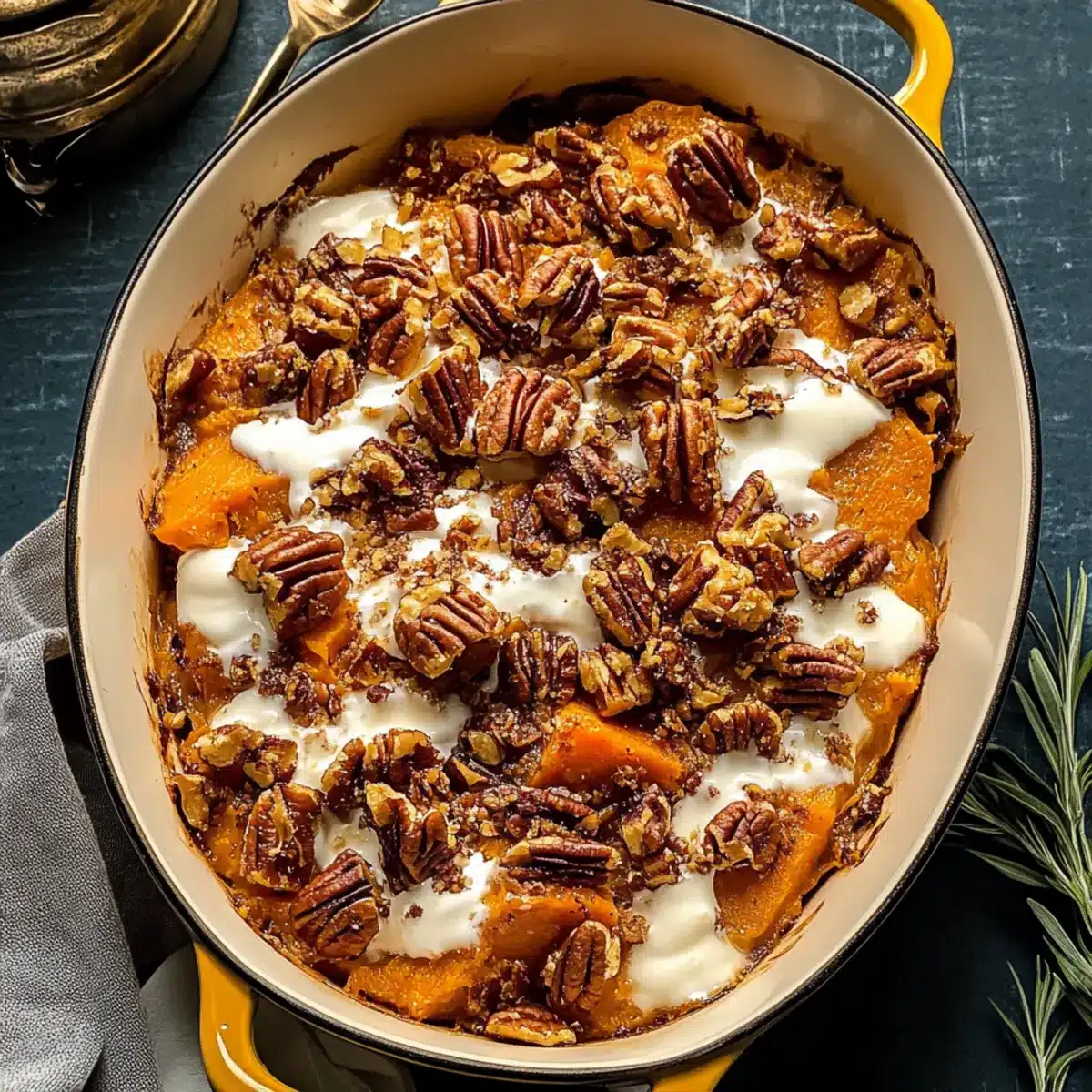 Southern Maple Sweet Potato Casserole