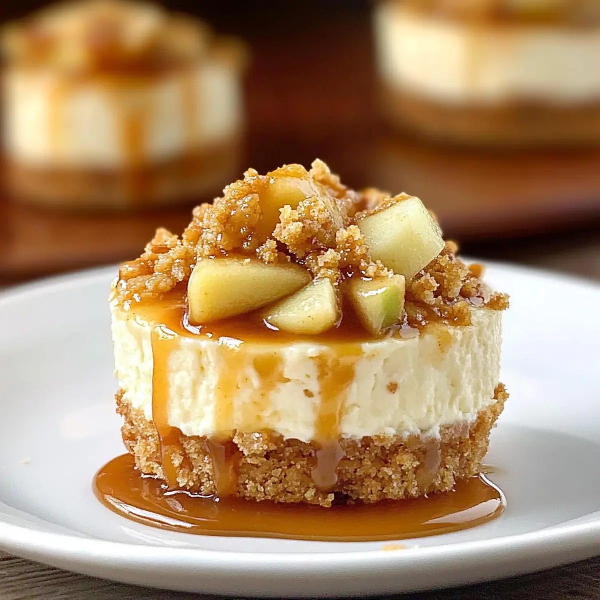 Caramel Apple Cheesecake Bites