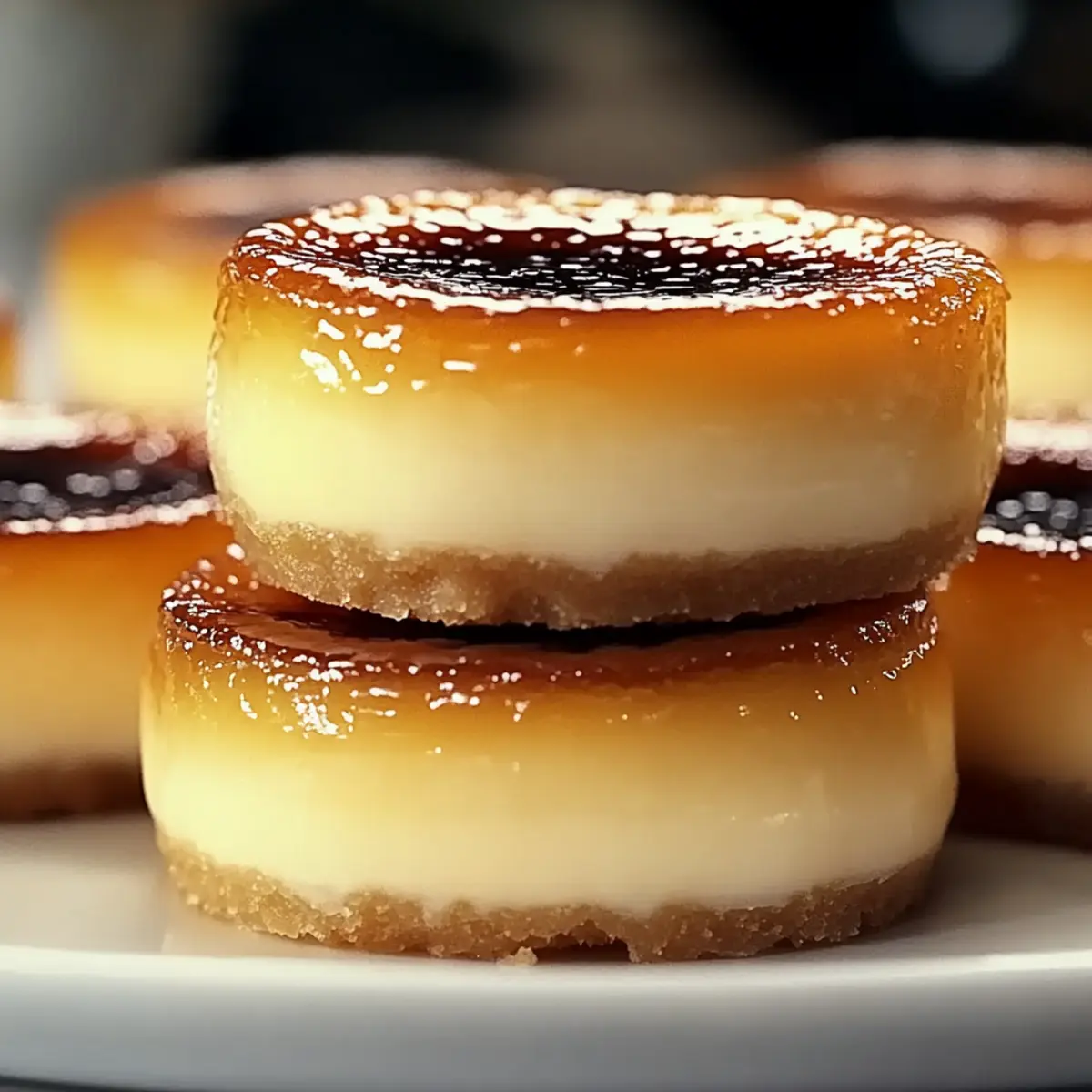 Tasty Mini Crème Brûlée Cheesecakes
