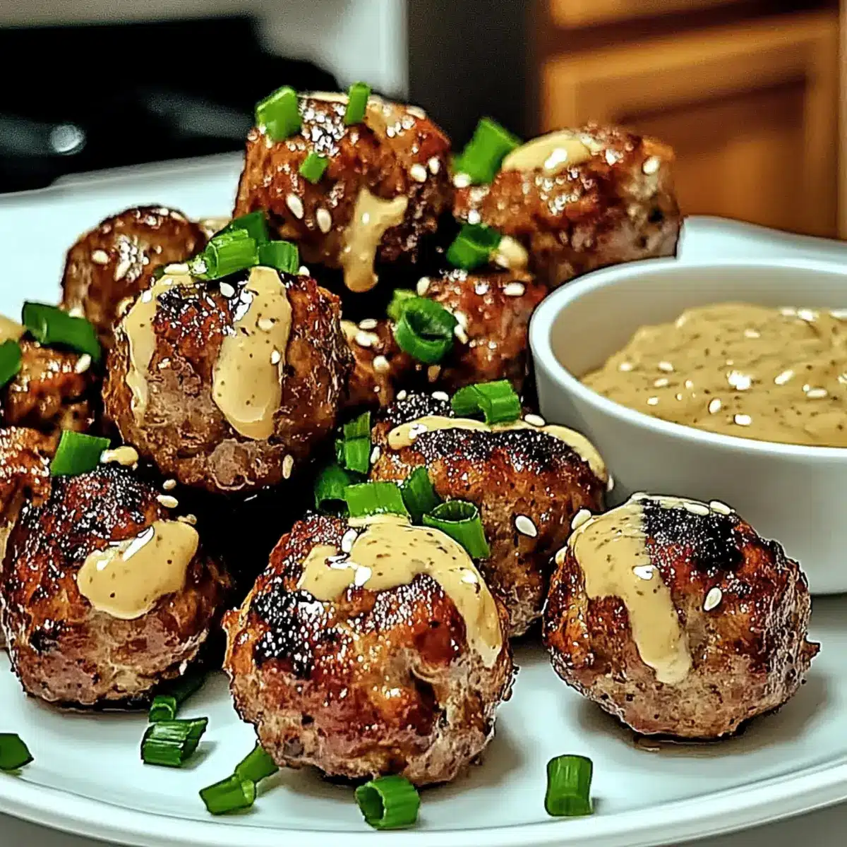 Savory Korean BBQ Meatballs with Spicy Mayo You’ll Love