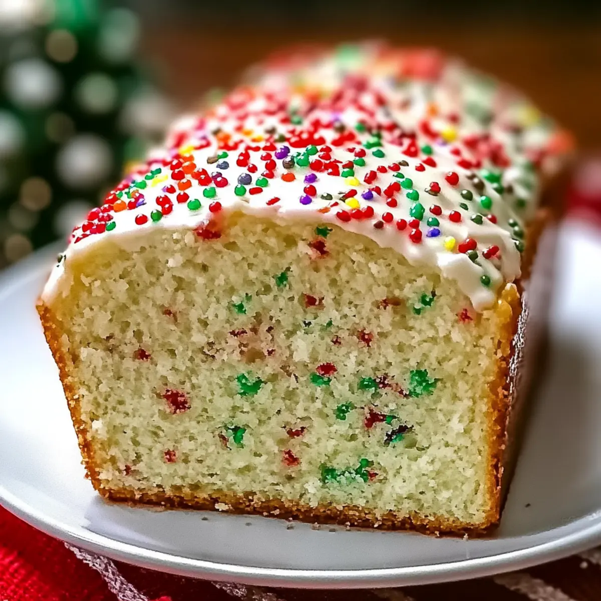Festive Christmas Sprinkle Buttermilk Bread for Sweet Moments