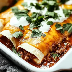 Ground Beef Enchiladas