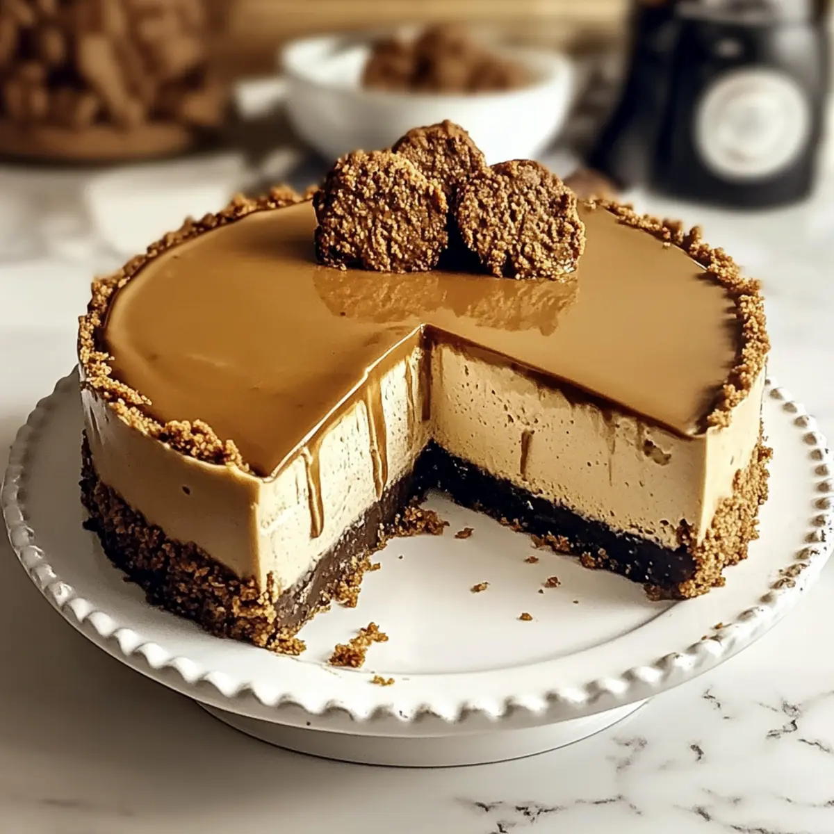 Easy Biscoff Cheesecake Bars