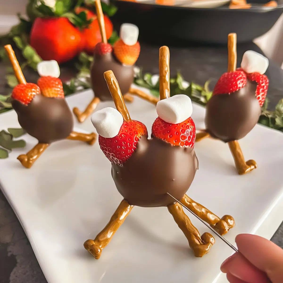 Chocolate Covered Strawberry Turkeys
