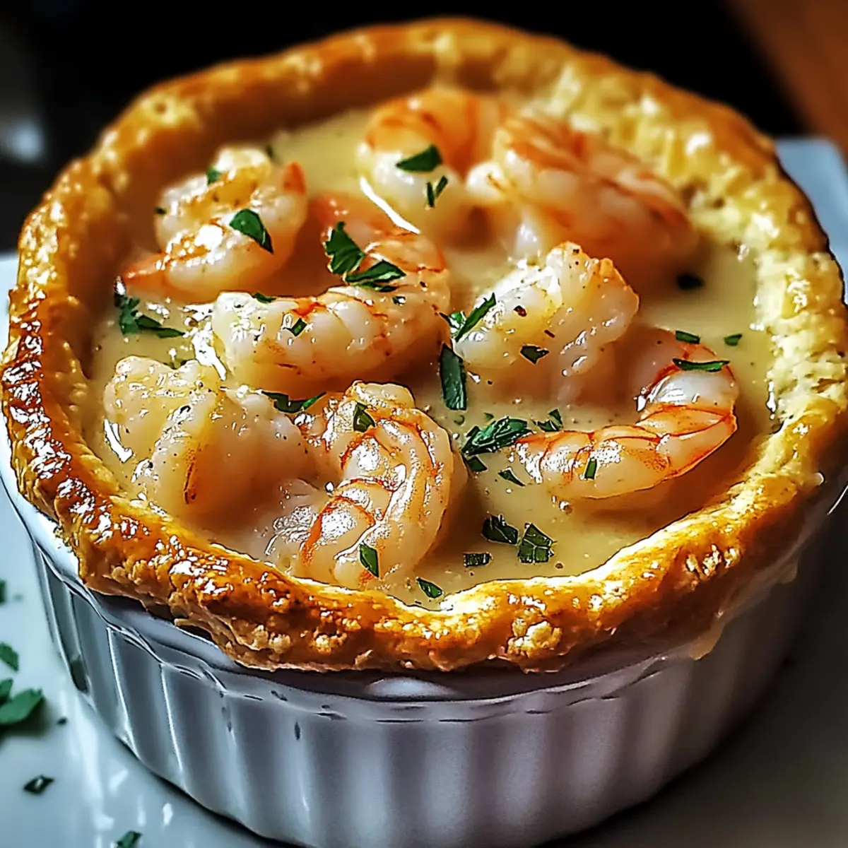 Shrimp & Lobster Cheddar Bay Biscuit Pot Pie: A Cozy Seafood Hit