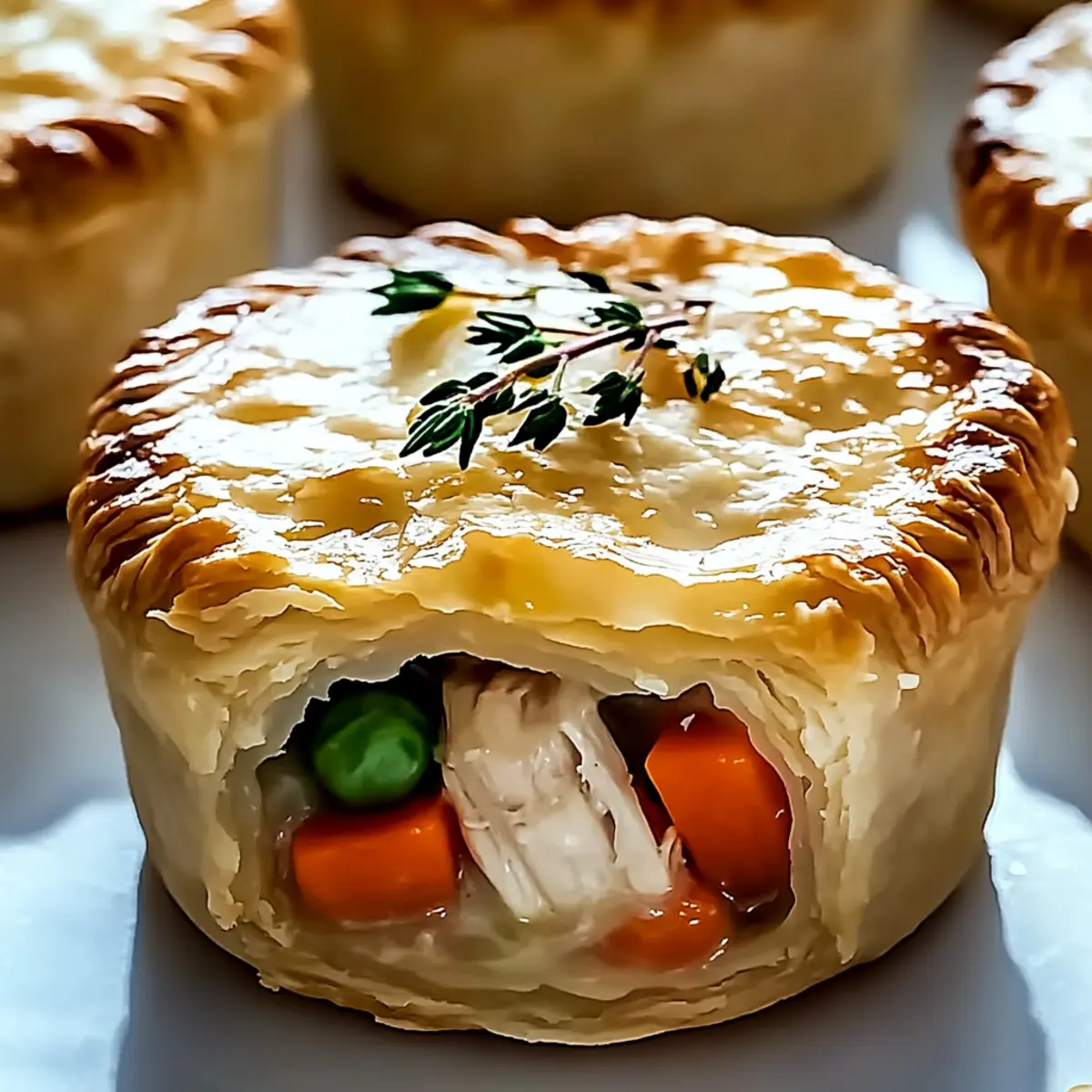 Irresistibly Easy Mini Chicken Pot Pies for Cozy Evenings