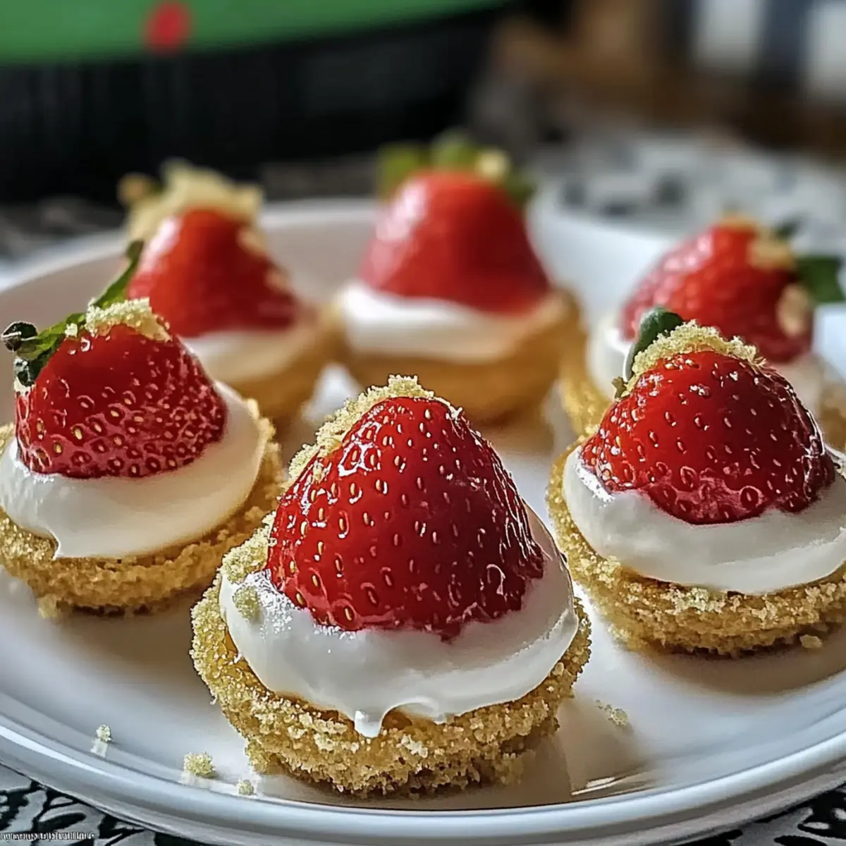 Cheesecake Strawberries Creamy Delight