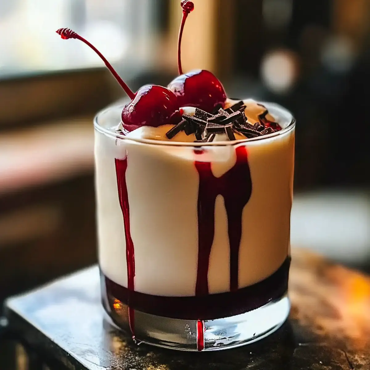 Cherry White Russian Delight: A Creamy Cherry Twist