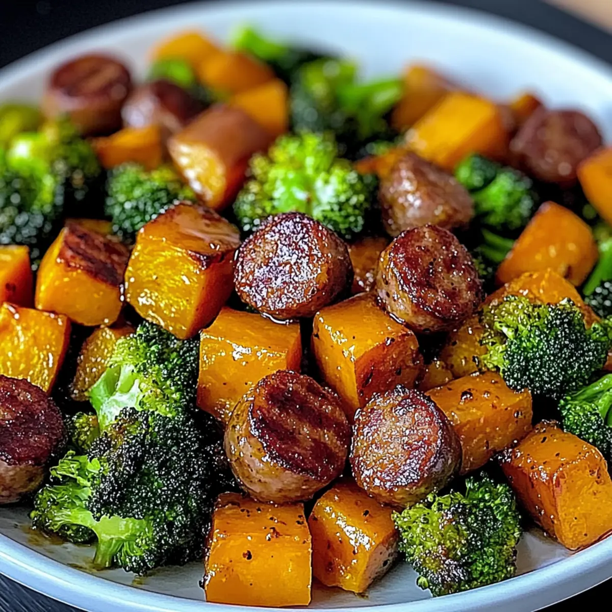 Easy Honey Garlic Sheet Pan Sausage & Veggies You'll Crave
