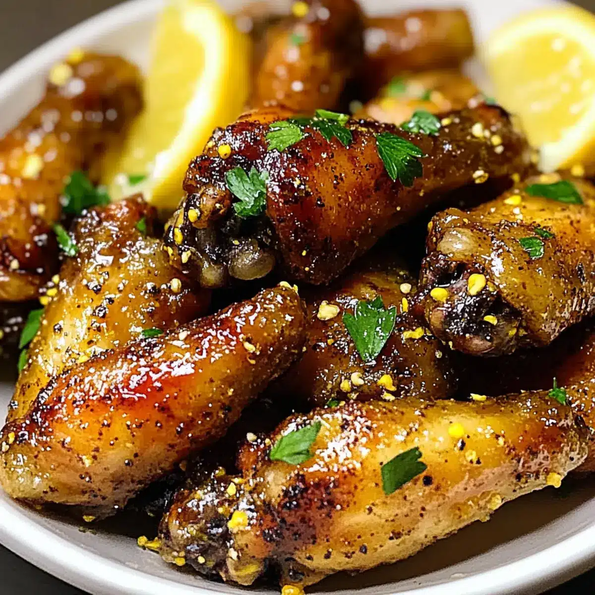 Crispy Lemon Pepper Wings with Honey Glaze That Wow