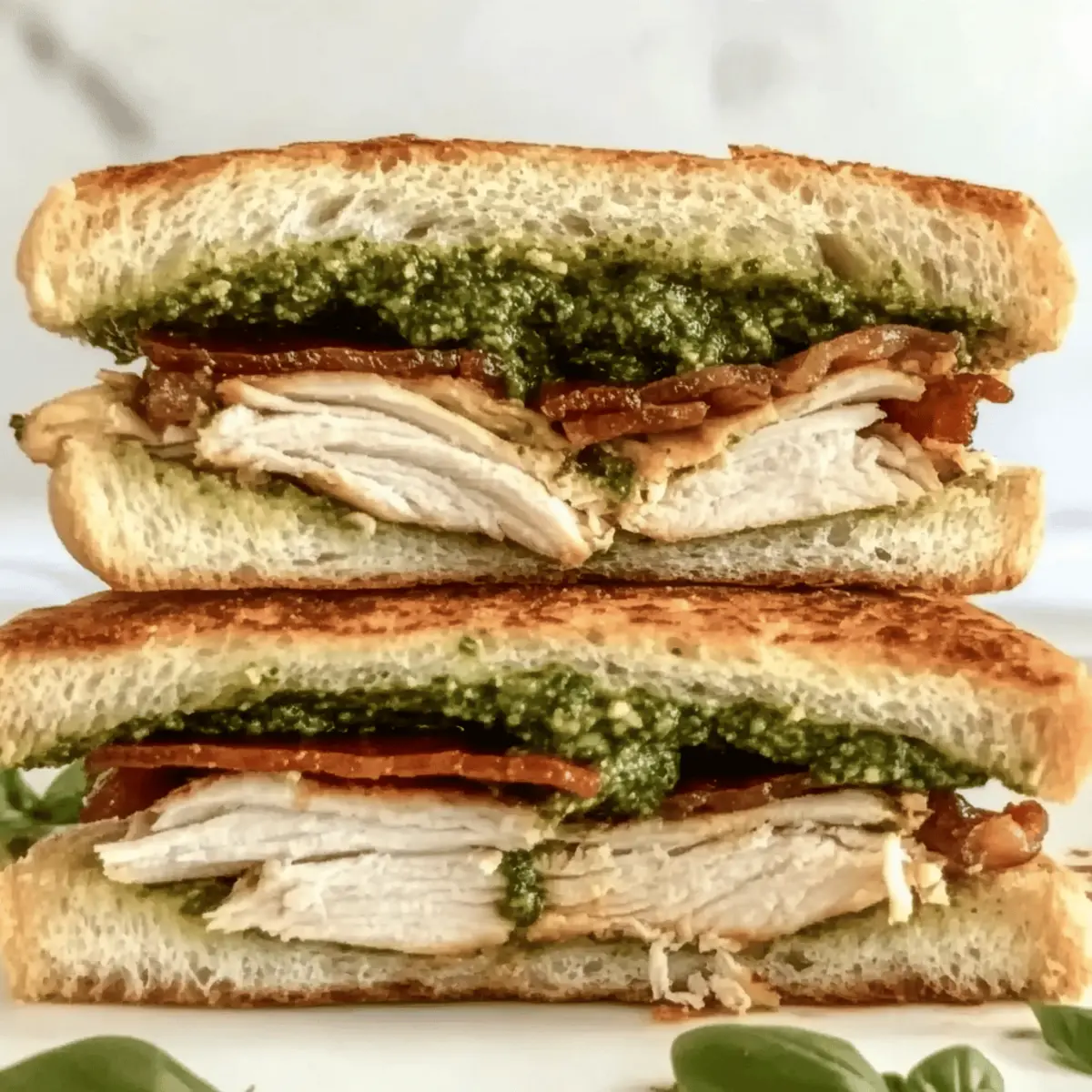 Chicken Pesto Paninis