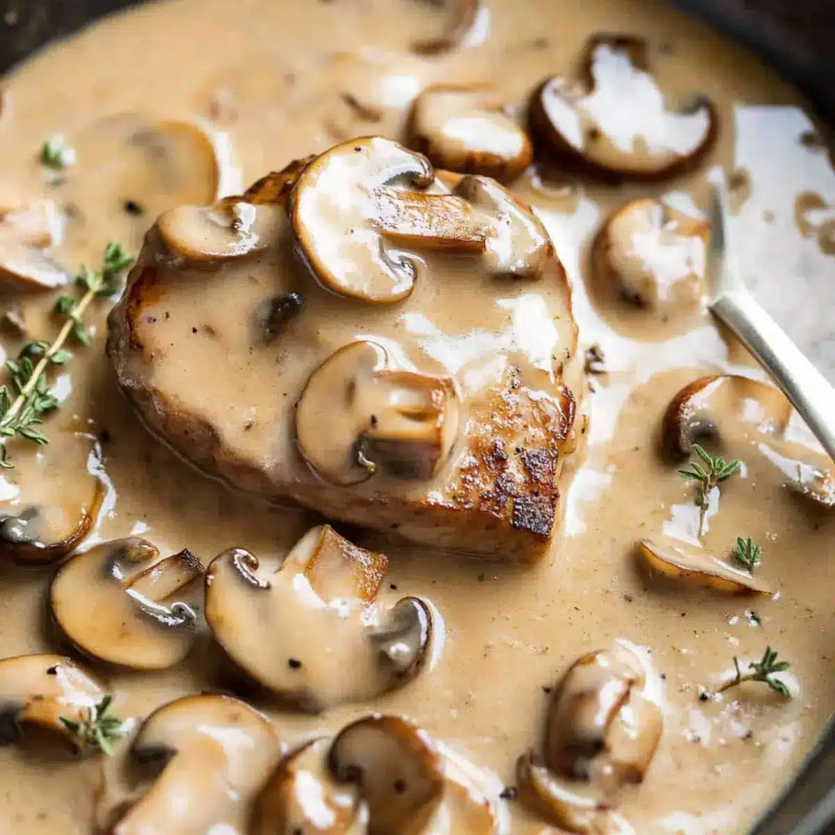 Creamy Mushroom Pepper Sauce