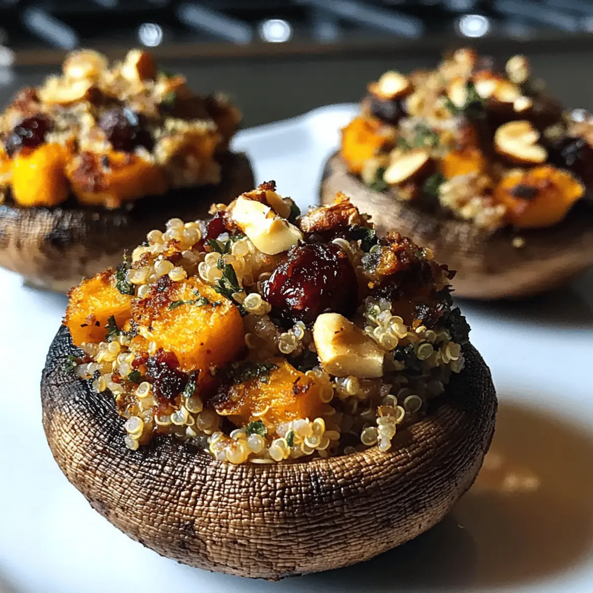 Delicious Autumn Harvest Stuffed Portobello Mushrooms Recipe You'll Love