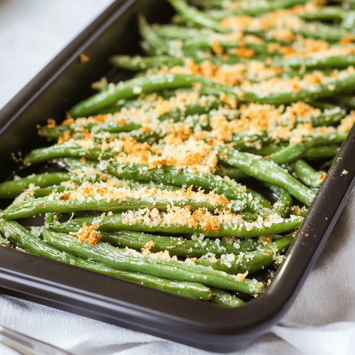 Savory Roasted Parmesan Green Beans for Irresistible Crunch