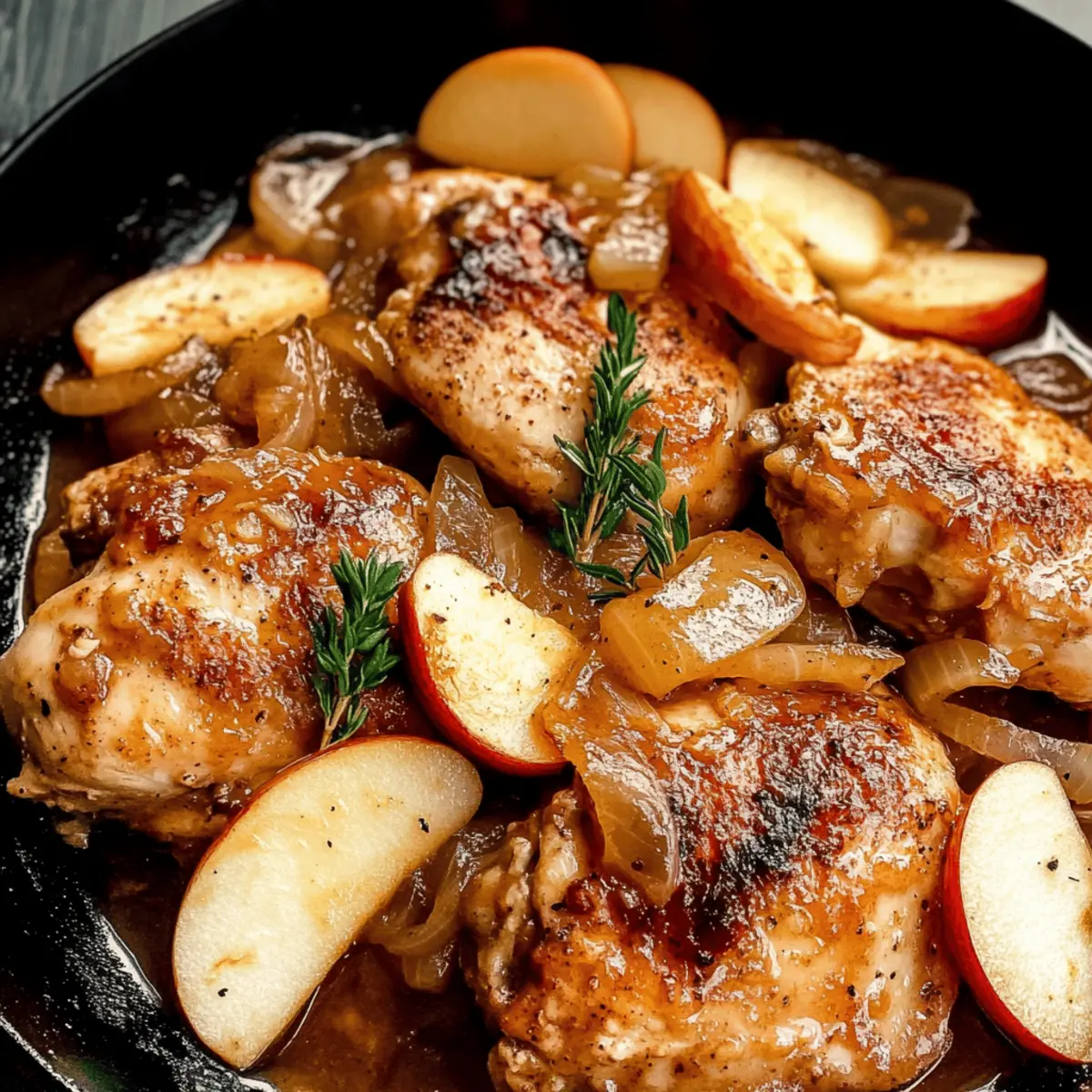 Savory Skillet Apple Cider Chicken for Cozy Fall Nights