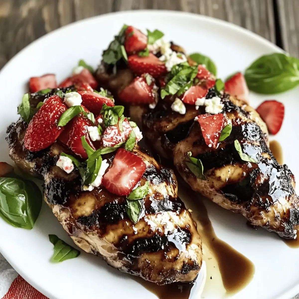 Strawberry Balsamic Grilled Chicken
