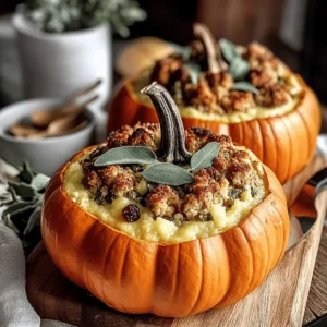 Stuffed Mini Pumpkins