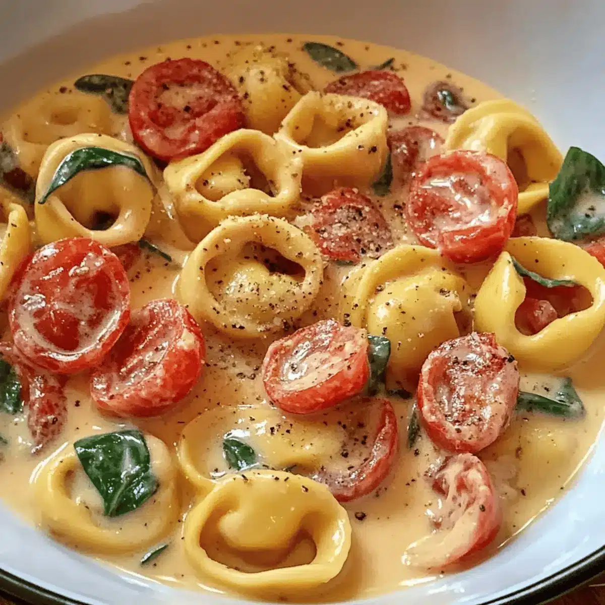 The Best Creamy Tortellini with Tomatoes for Cozy Nights