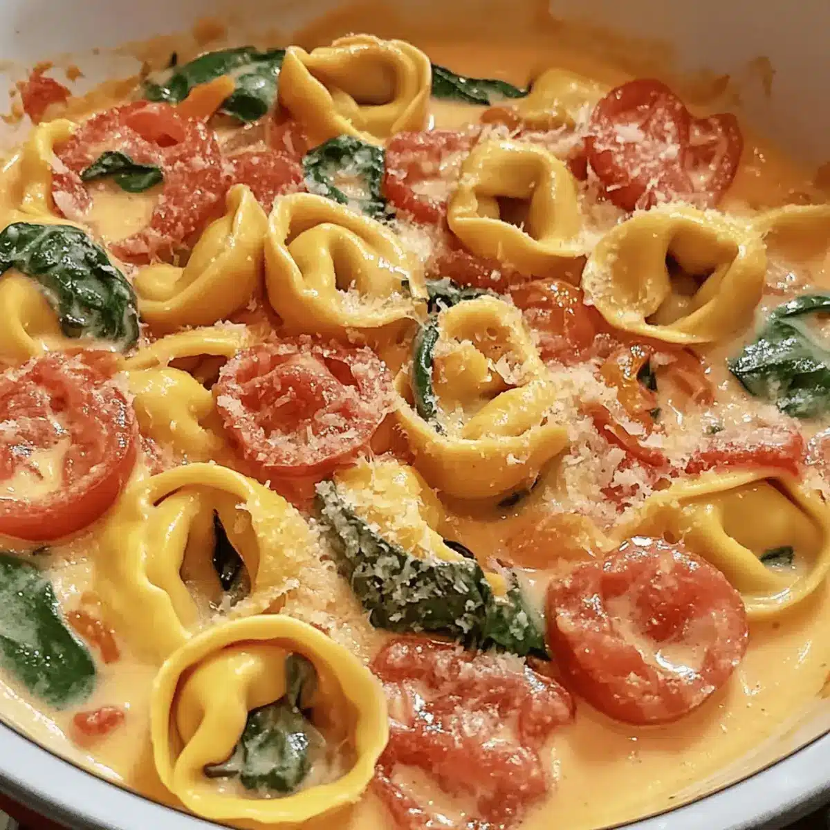 The Best Creamy Tortellini with Tomatoes in Just 30 Minutes