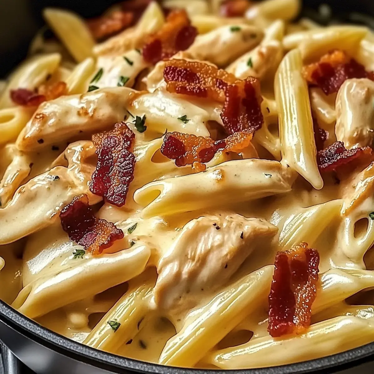 Creamy Crack Chicken Penne Comfort Pasta for Cozy Nights