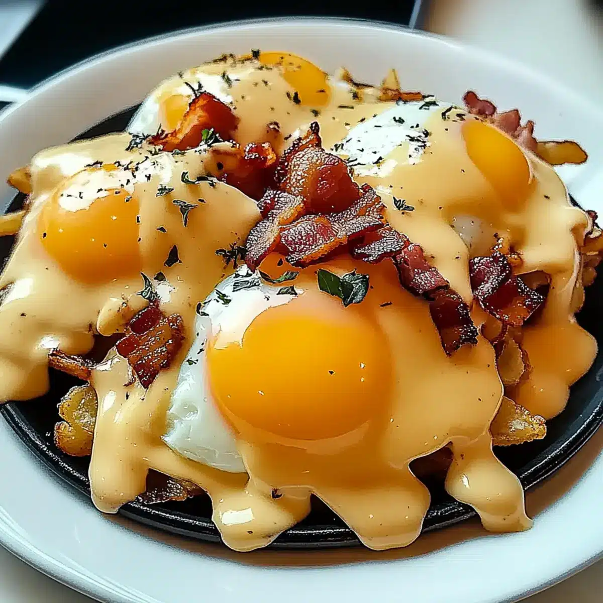 Savory Breakfast Poutine With Hollandaise to Brighten Mornings