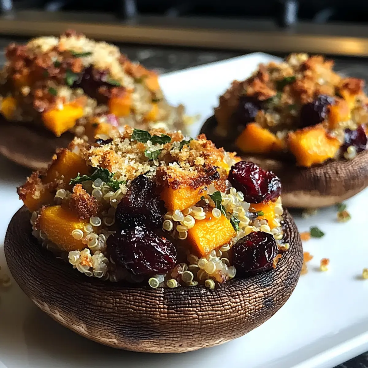 Autumn Harvest Stuffed Portobello Mushrooms You'll Love