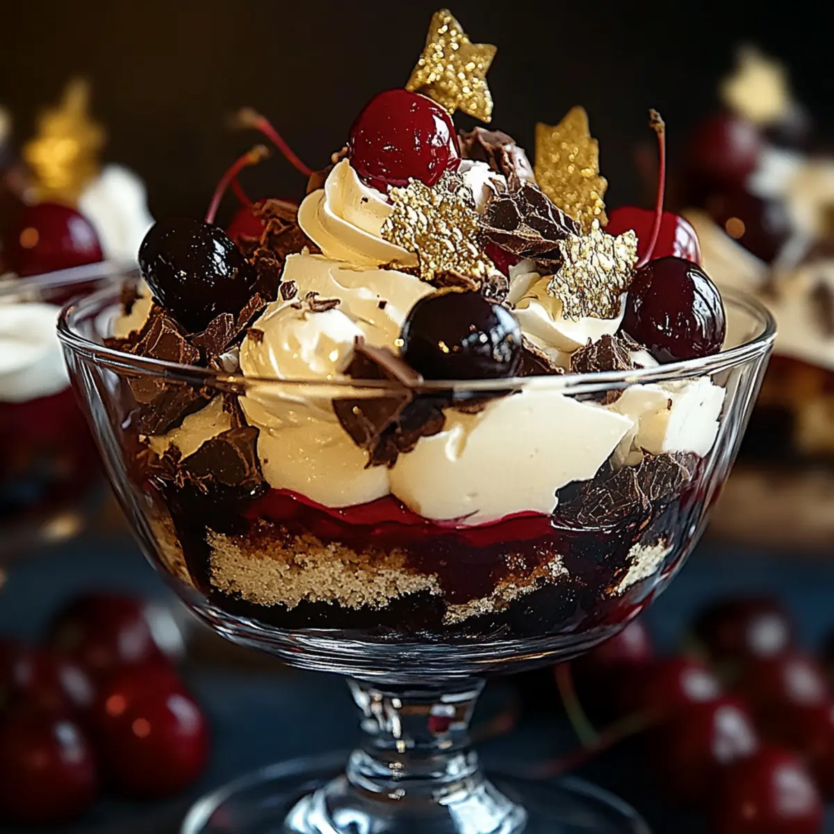 Christmas Black Forest Trifle